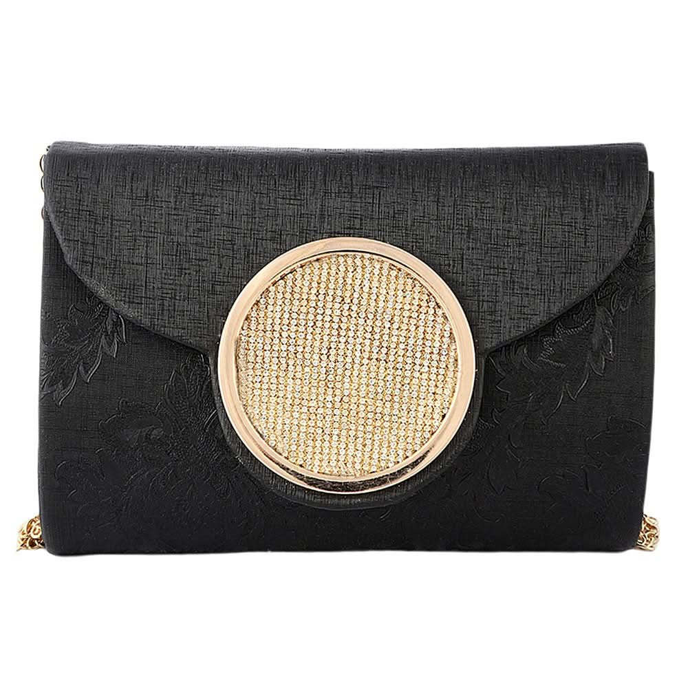 Women's Fancy Clutch 6694 - Black - test-store-for-chase-value
