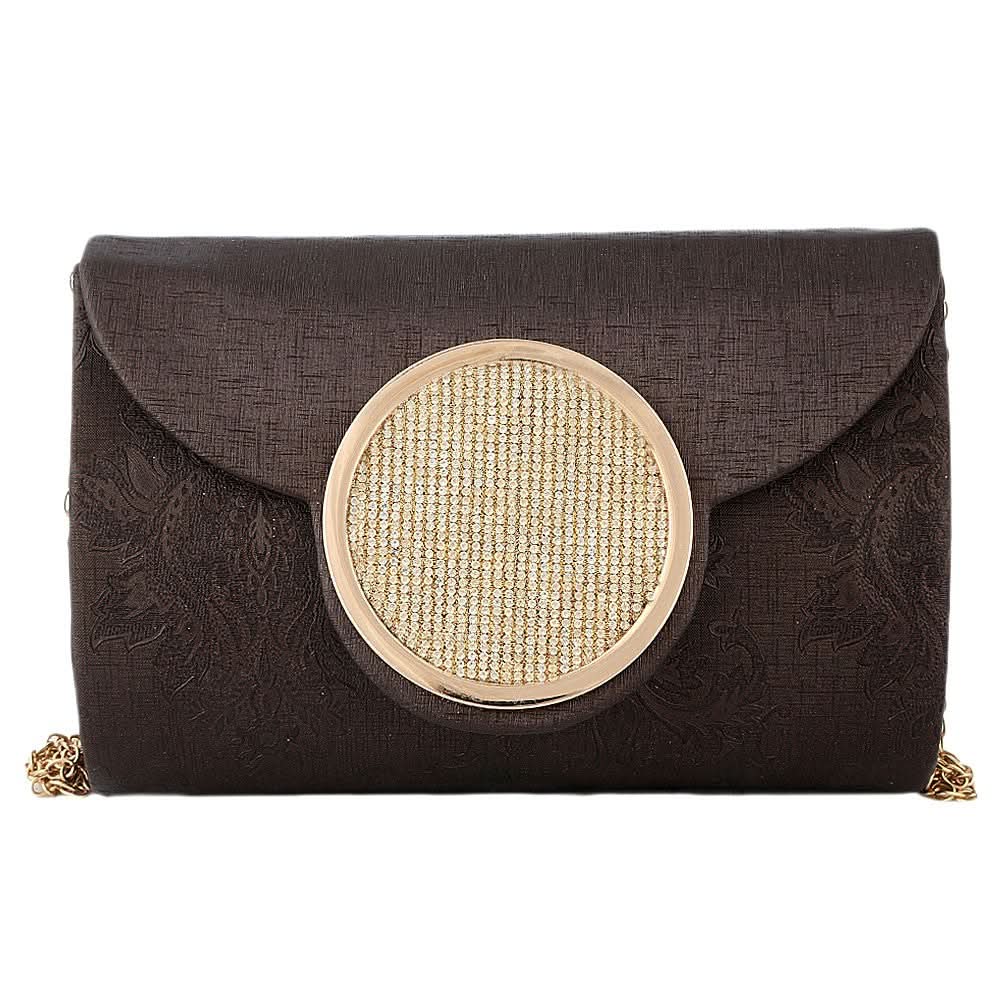Women's Fancy Clutch 6694 - Coffee - test-store-for-chase-value