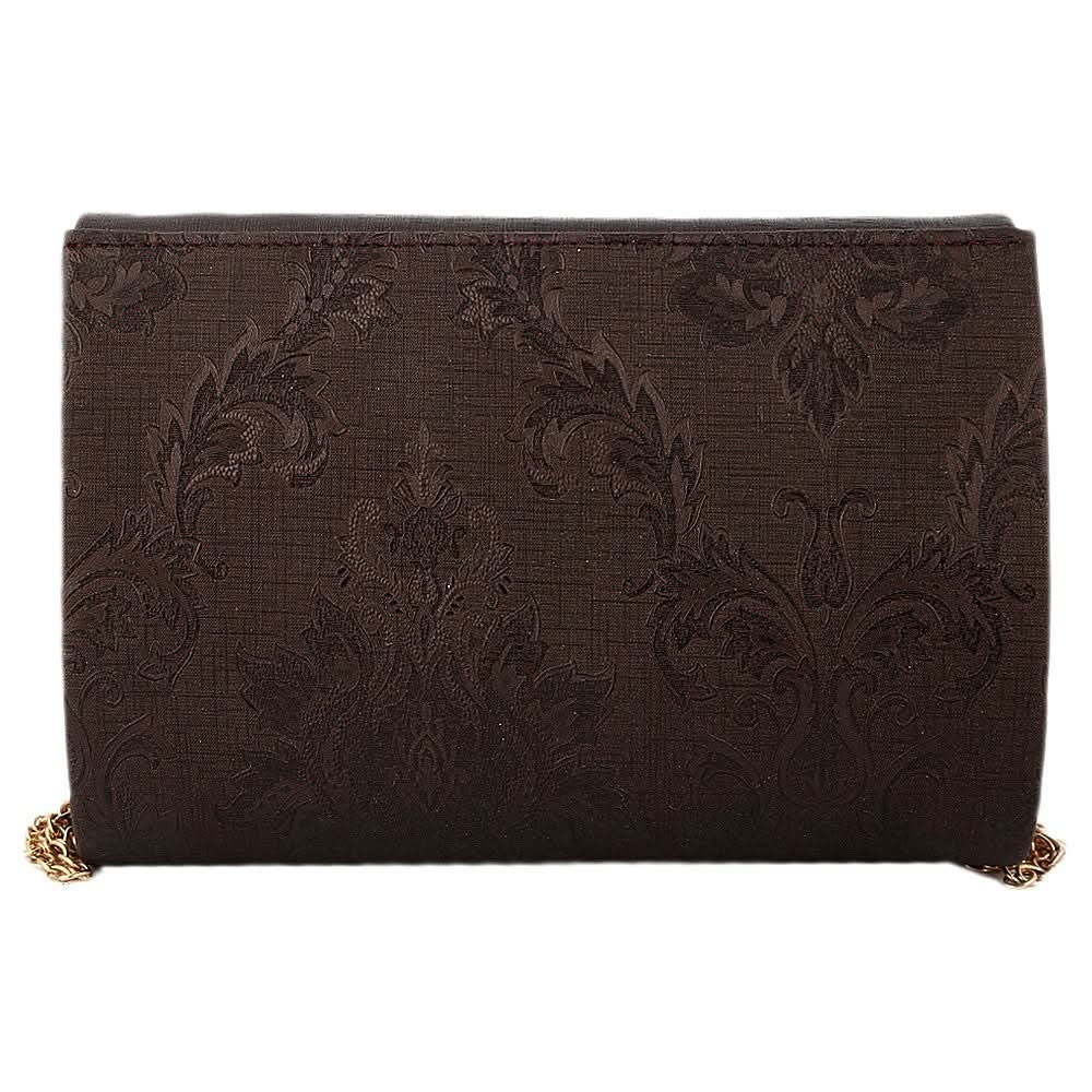 Women's Fancy Clutch 6694 - Coffee - test-store-for-chase-value