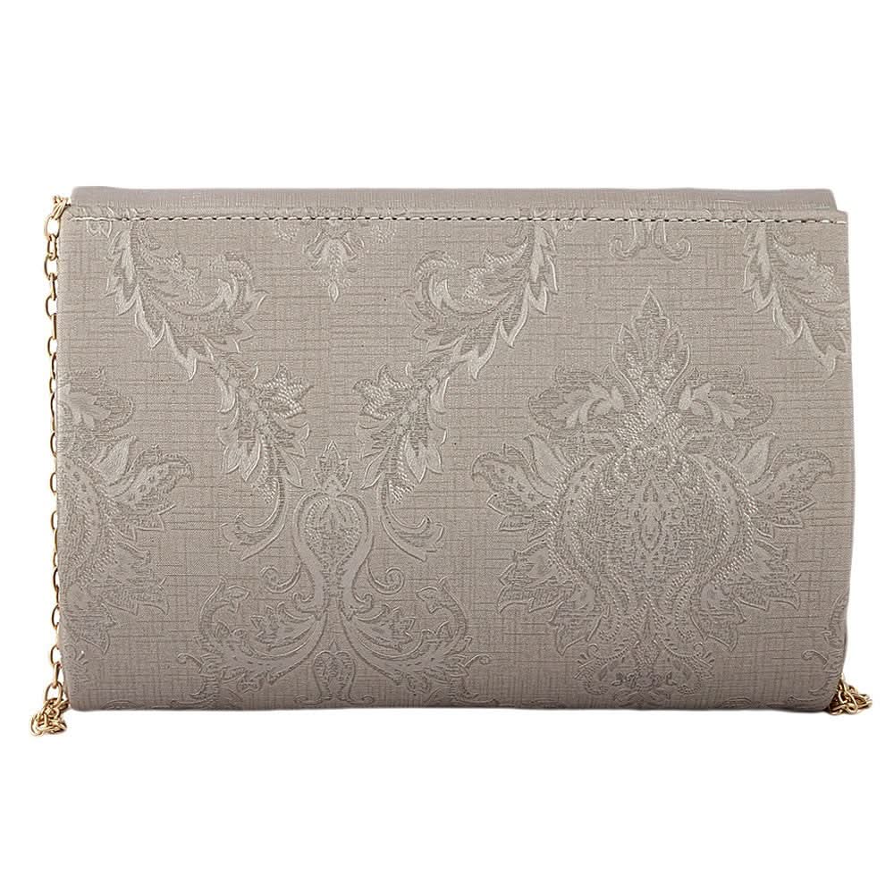 Women's Fancy Clutch 6694 - Grey - test-store-for-chase-value