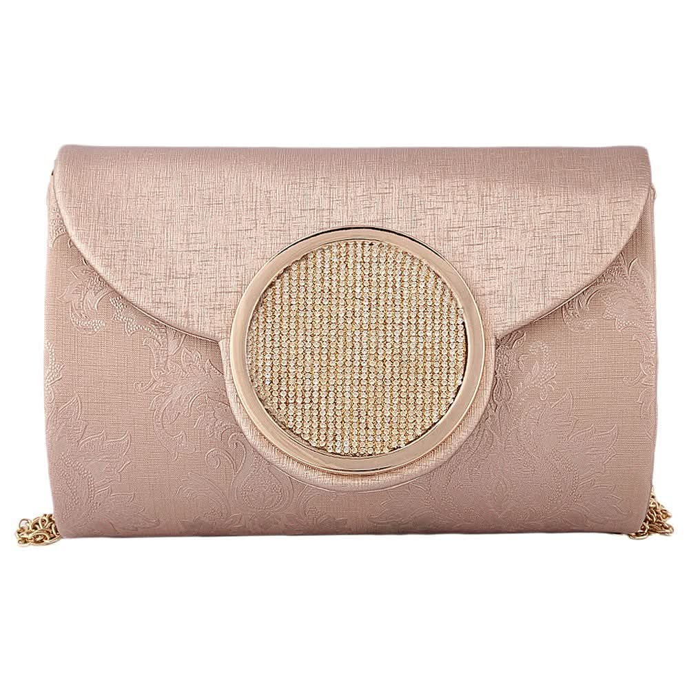 Women's Fancy Clutch 6694 - Peach - test-store-for-chase-value