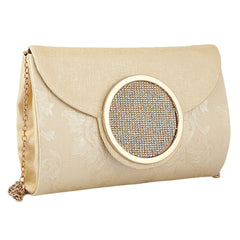 Women's Fancy Clutch 6694 - Golden - test-store-for-chase-value