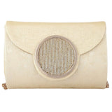 Women's Fancy Clutch 6694 - Golden - test-store-for-chase-value