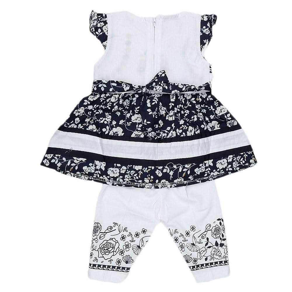 Newborn Girls Fany Frock - White - test-store-for-chase-value