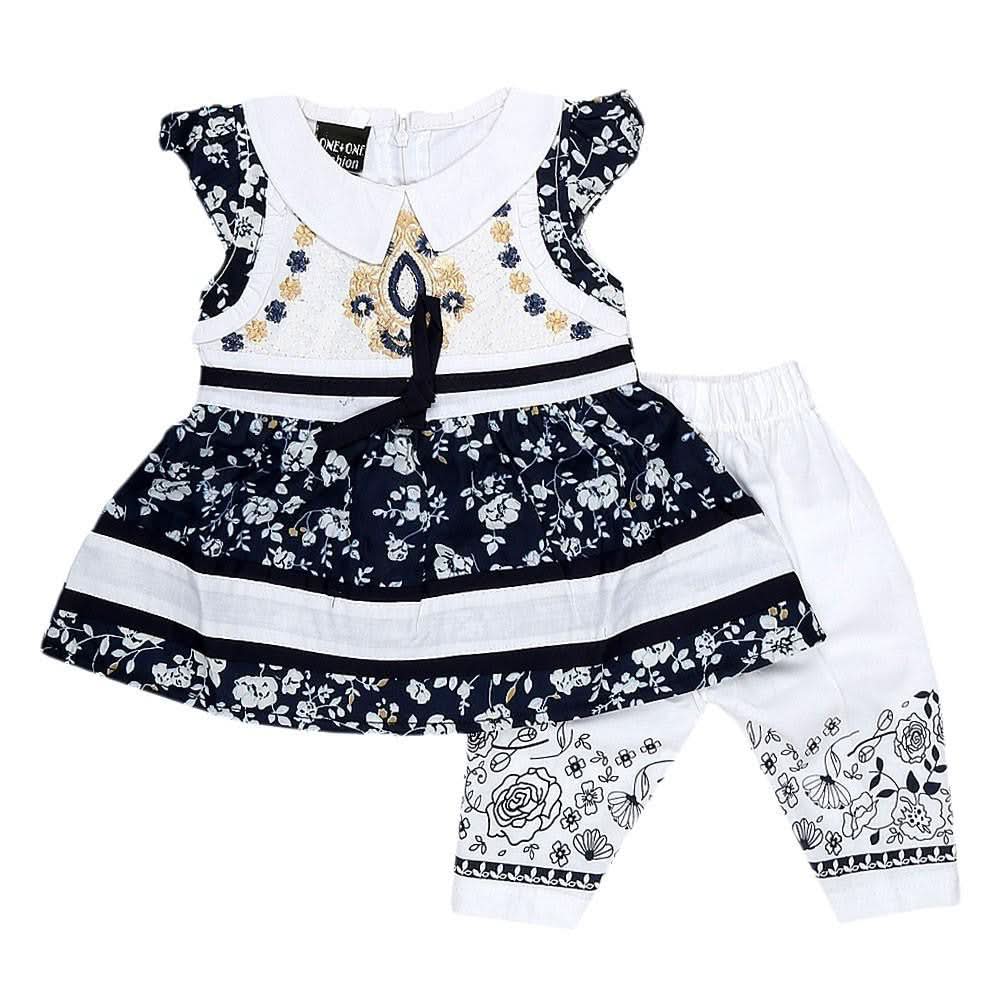 Newborn Girls Fany Frock - White - test-store-for-chase-value