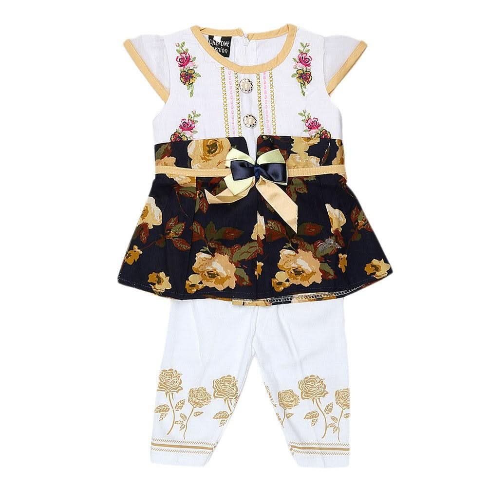 Newborn Girls Fany Frock - Multi - test-store-for-chase-value