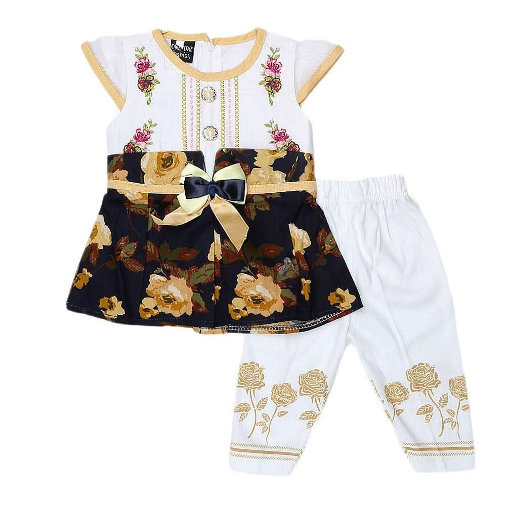 Newborn Girls Fany Frock - Multi - test-store-for-chase-value