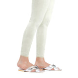 Women's Plain Tights 48" - White - Off White - test-store-for-chase-value