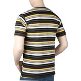 Men's V-Neck Half Sleeve T-Shirt - Multi - test-store-for-chase-value