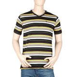 Men's V-Neck Half Sleeve T-Shirt - Multi - test-store-for-chase-value