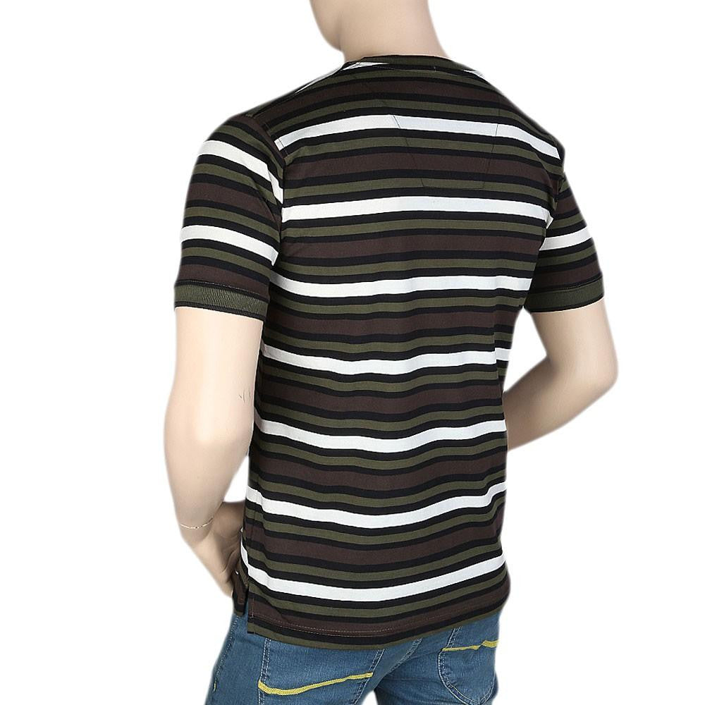 Men's V-Neck Half Sleeve T-Shirt - Multi - test-store-for-chase-value