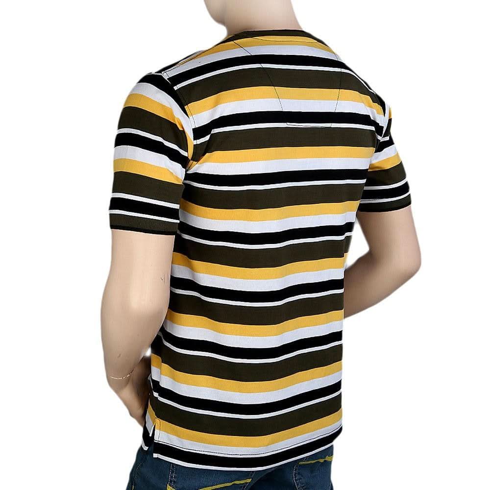 Men's V-Neck Half Sleeve T-Shirt - Multi - test-store-for-chase-value