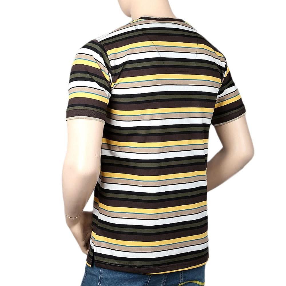 Men's V-Neck Half Sleeve T-Shirt - Multi - test-store-for-chase-value