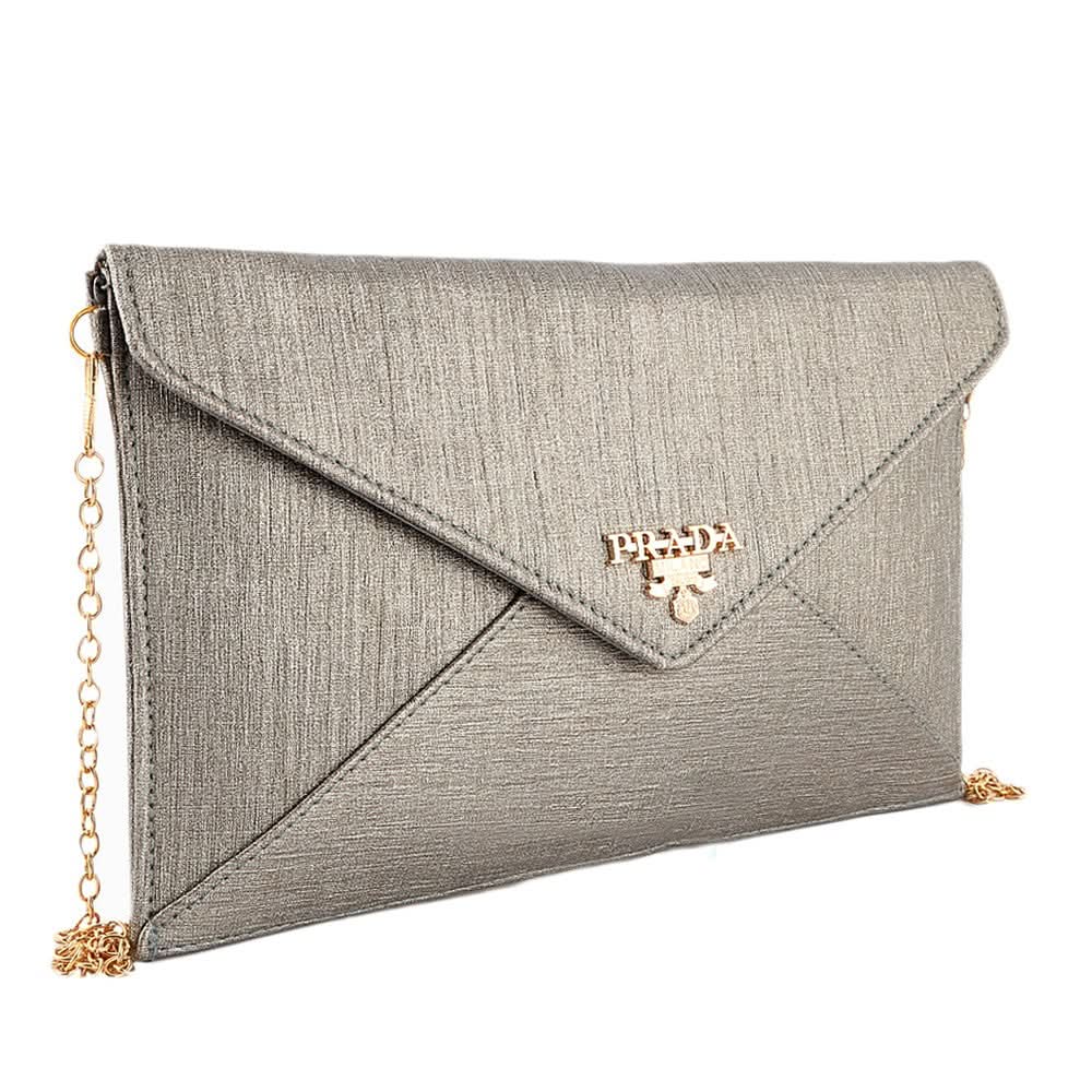 Women's Fancy Clutch 6742 - Grey - test-store-for-chase-value