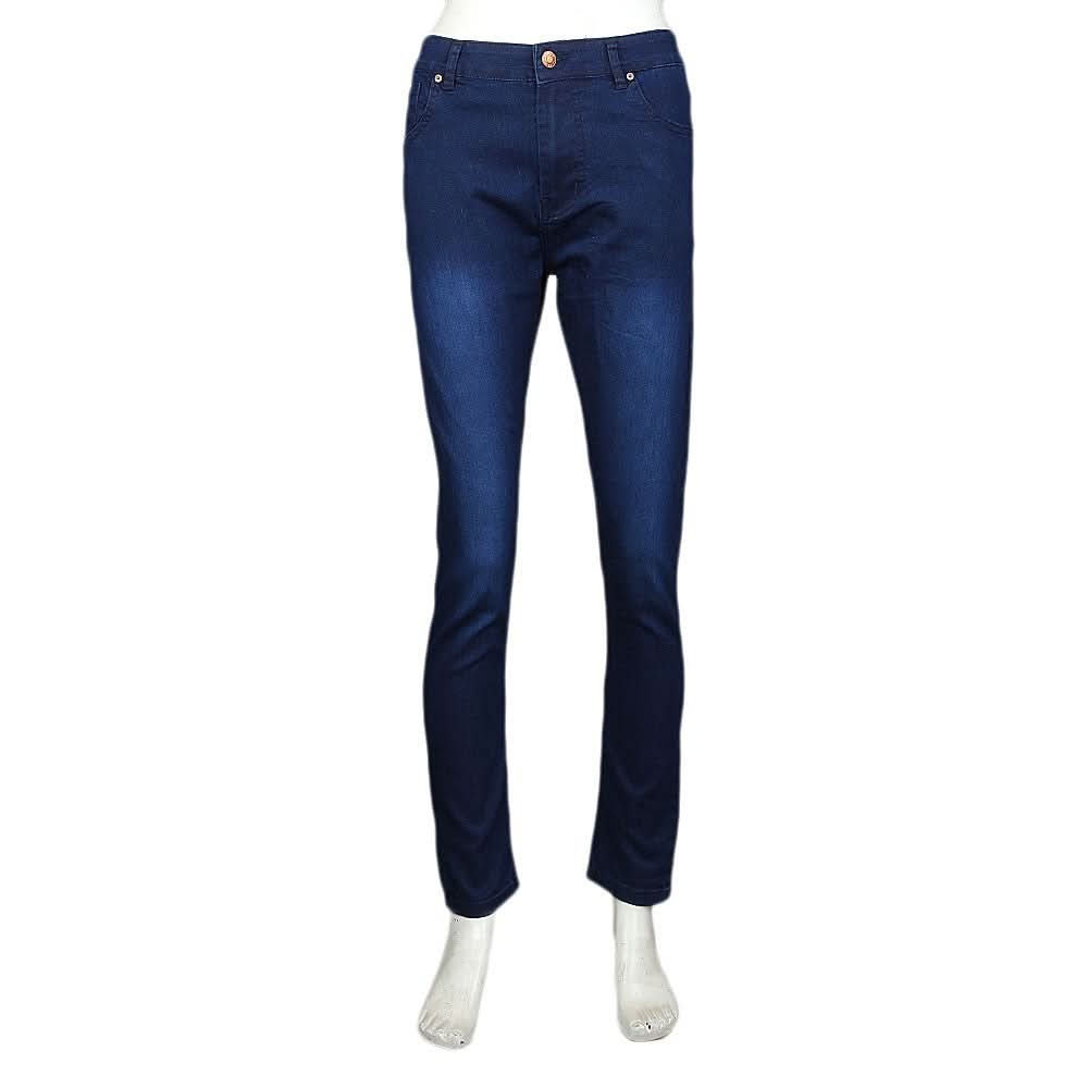 Women's Denim Pant - Dark Blue - test-store-for-chase-value