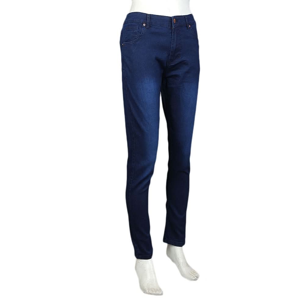 Women's Denim Pant - Dark Blue - test-store-for-chase-value