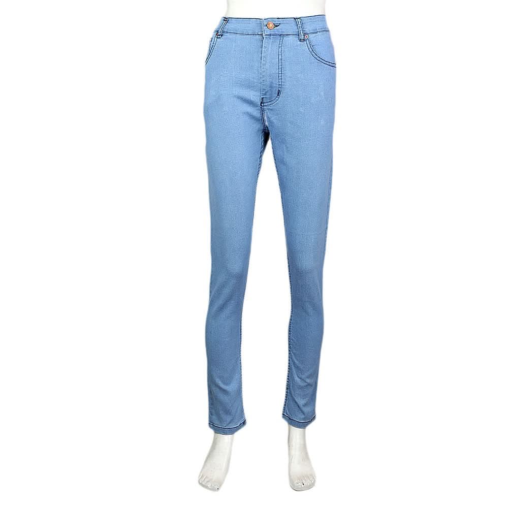 Women's Denim Pant - Light Blue - test-store-for-chase-value