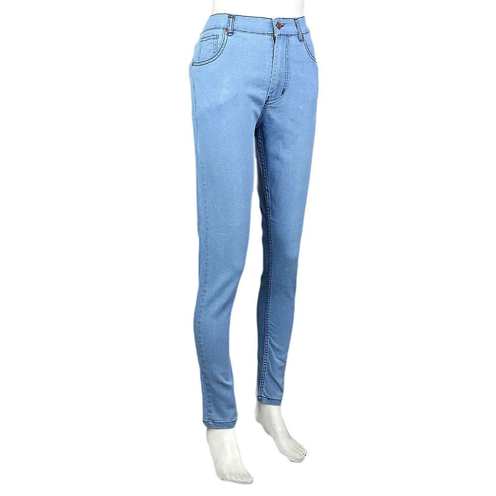Women's Denim Pant - Light Blue - test-store-for-chase-value