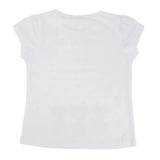 Newborn Girls Half Sleeve Printed T-Shirt - White - test-store-for-chase-value