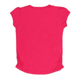 Girls Half Sleeve Printed T-Shirt - Pink - test-store-for-chase-value