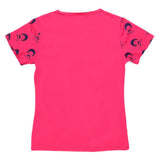 Girls Half Sleeve Printed T-Shirt - Pink - test-store-for-chase-value