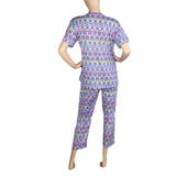 Women's 2 Piece Night Suit - Purple - test-store-for-chase-value