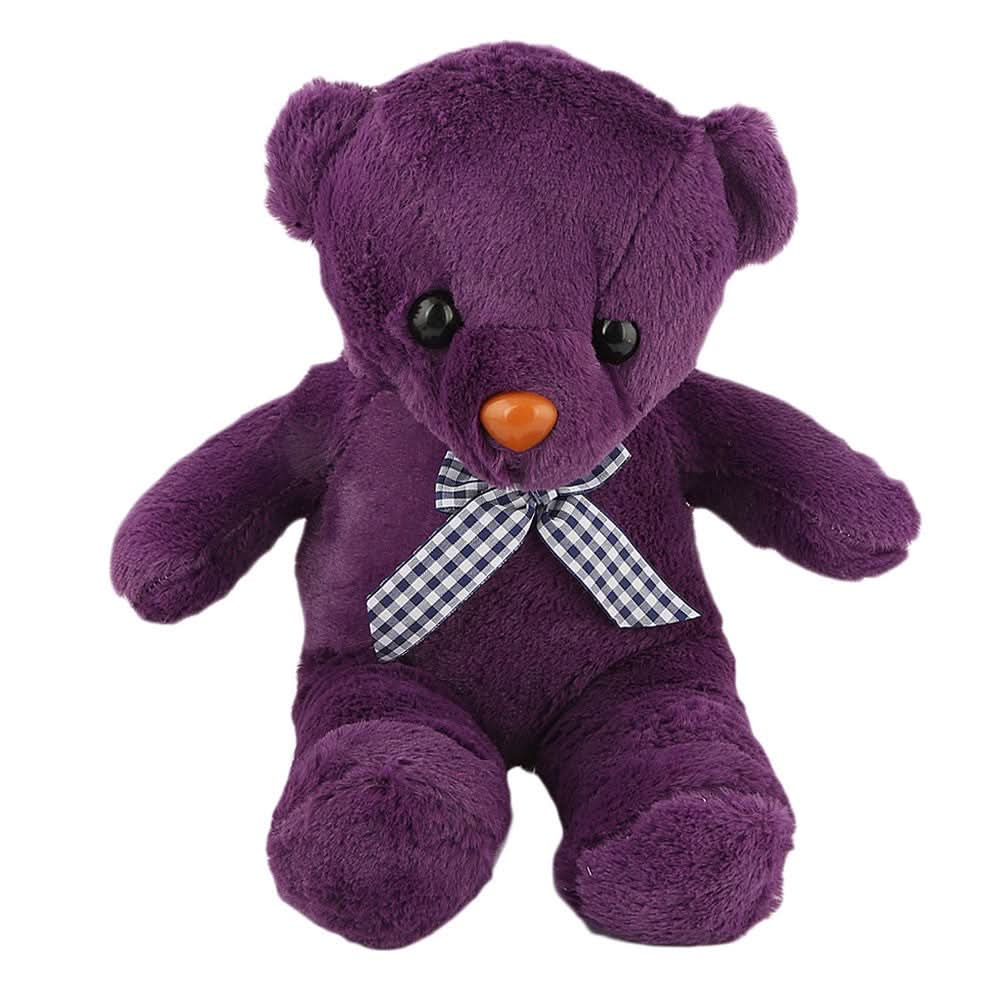 Stuffed Teddy Bear Toy - Dark Purple - test-store-for-chase-value