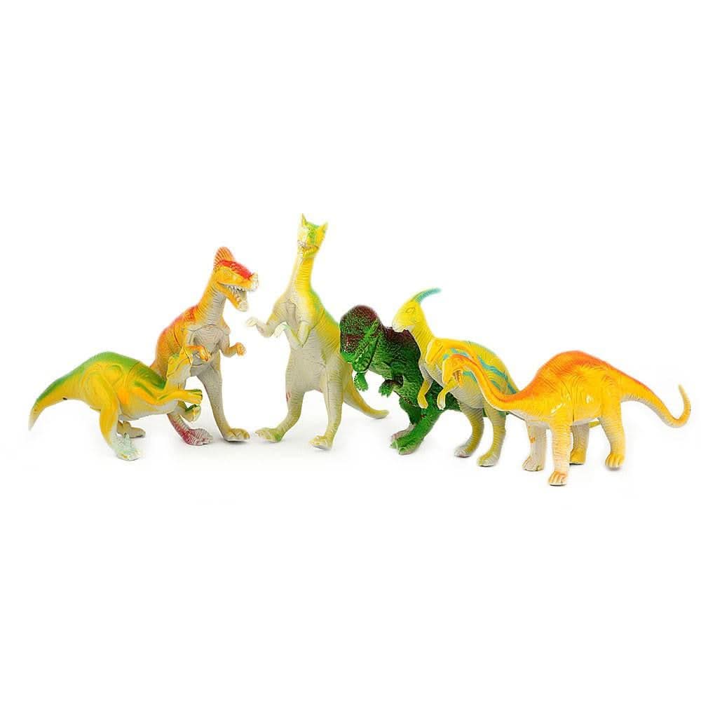Dinosaur Toy Set 6 Pcs - Multi - test-store-for-chase-value