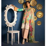 Sapphire Garden Picnic B 3 Piece Lawn Suit - test-store-for-chase-value