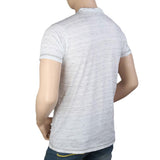 Men's Collar Half Sleeve T-Shirt - White -  White - test-store-for-chase-value
