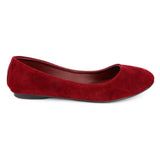 Women's Velvet Pumps 1820 - Maroon - test-store-for-chase-value