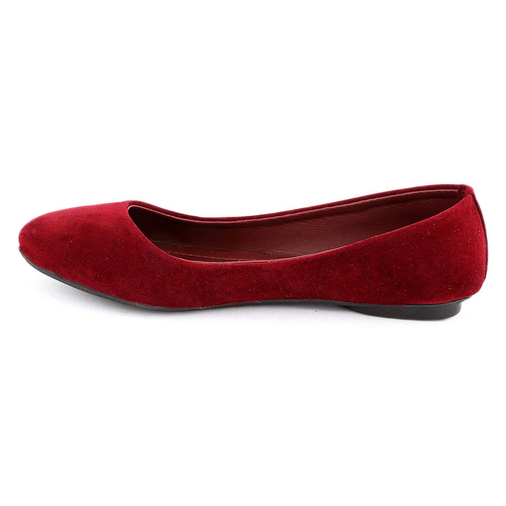 Women's Velvet Pumps 1820 - Maroon - test-store-for-chase-value