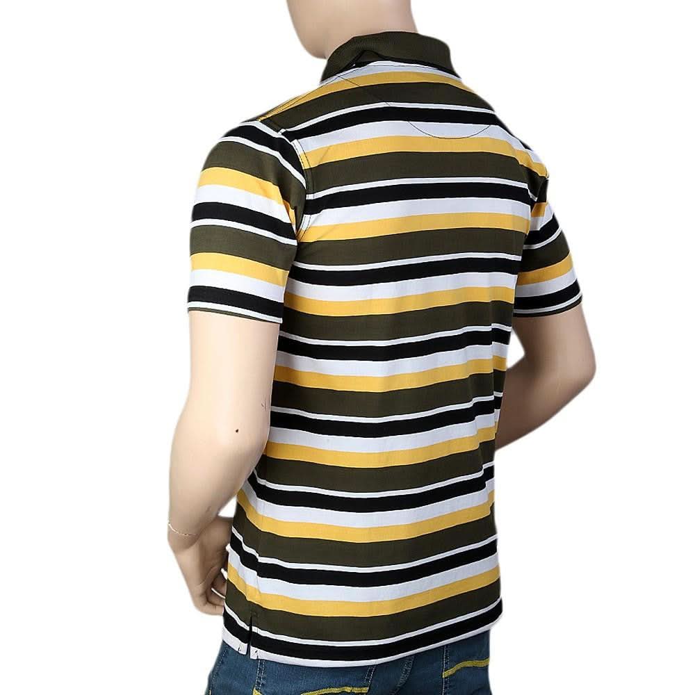 Men's Collar Half Sleeve T-Shirt - Multi -  Multi - test-store-for-chase-value