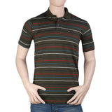 Men's Collar Half Sleeve T-Shirt - Green -  Green - test-store-for-chase-value