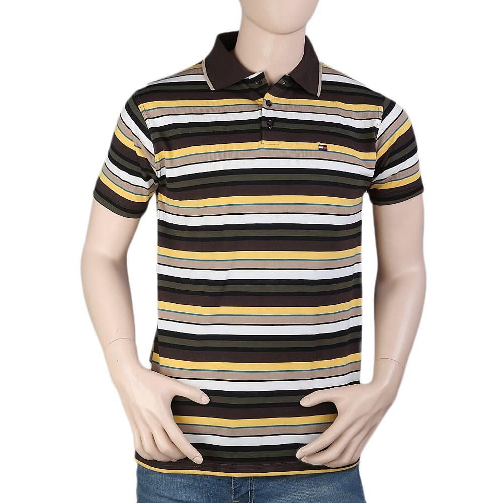 Men's Collar Half Sleeve T-Shirt - Multi -  Multi - test-store-for-chase-value