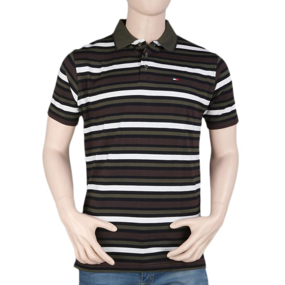 Men's Collar Half Sleeve T-Shirt - Multi -  Multi - test-store-for-chase-value