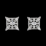 American Diamond Ear Tops - Silver - test-store-for-chase-value