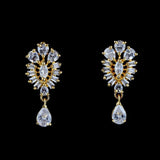 American Diamond Ear Tops - Golden - test-store-for-chase-value