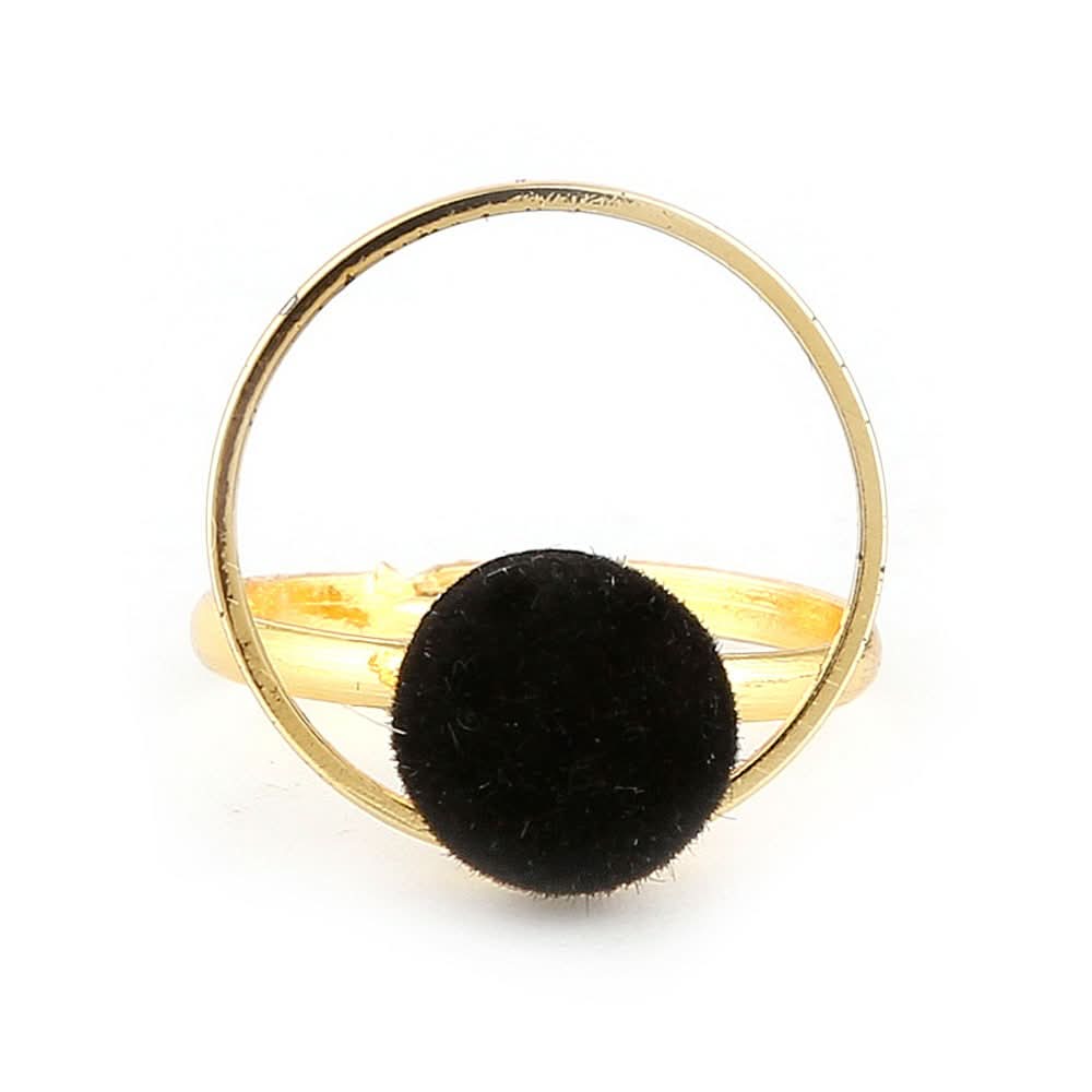 Women's Finger Ring - Black -  Black - test-store-for-chase-value