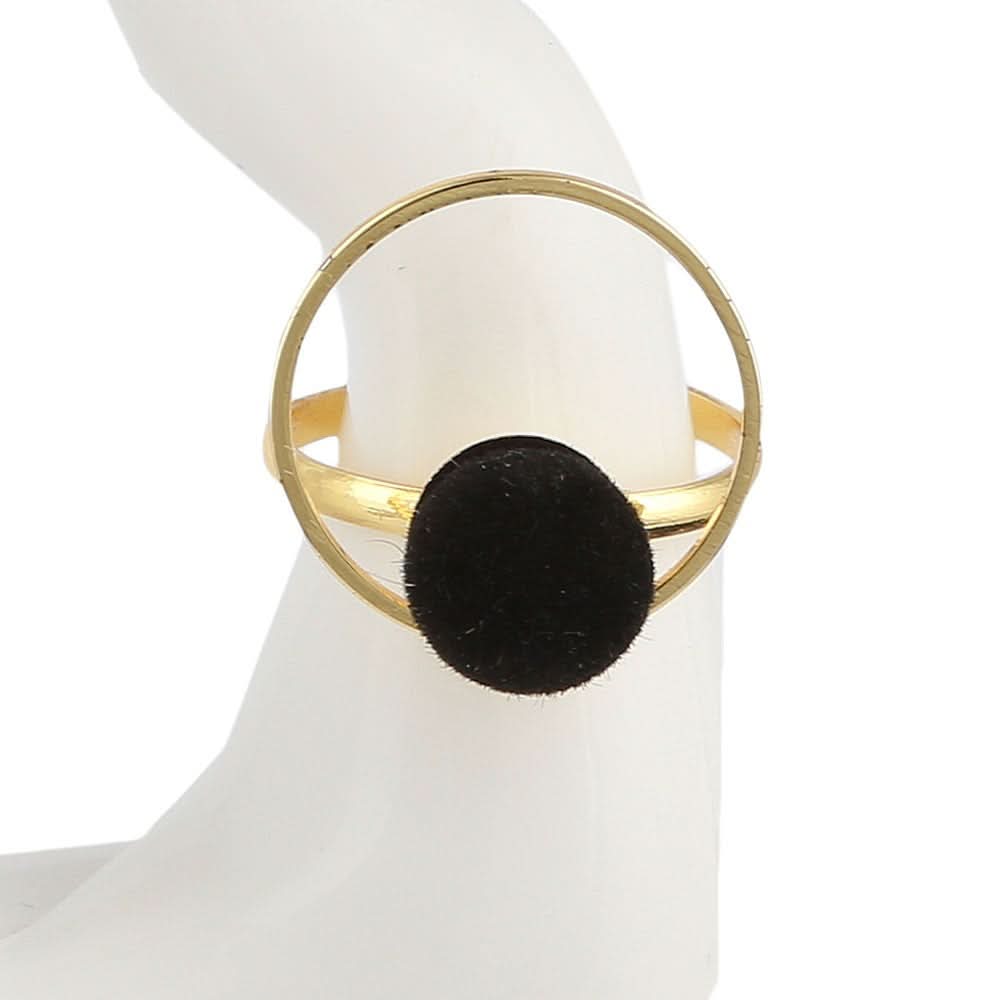 Women's Finger Ring - Black -  Black - test-store-for-chase-value