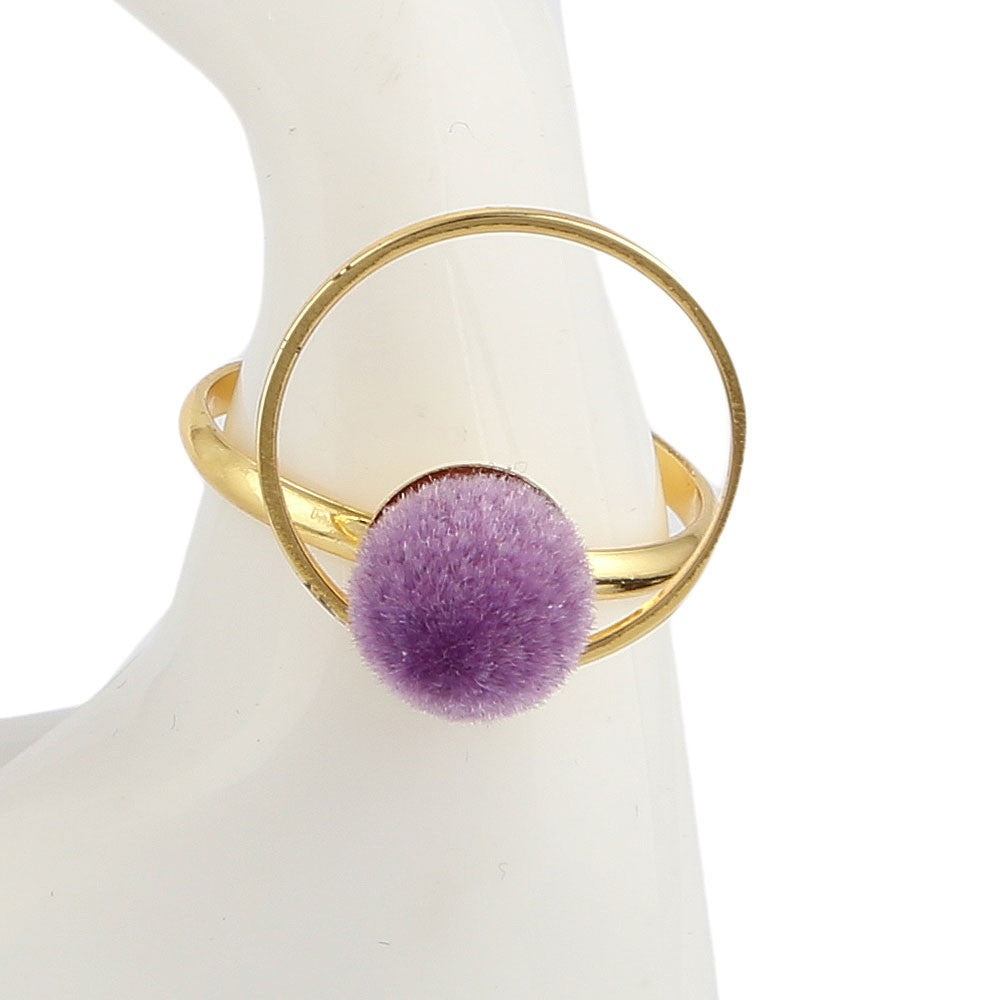 Women's Finger Ring - Purple -  Purple - test-store-for-chase-value