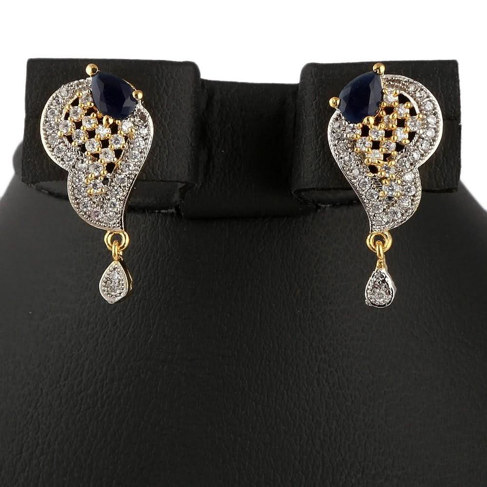 American Diamond Locket Set - Multi - test-store-for-chase-value