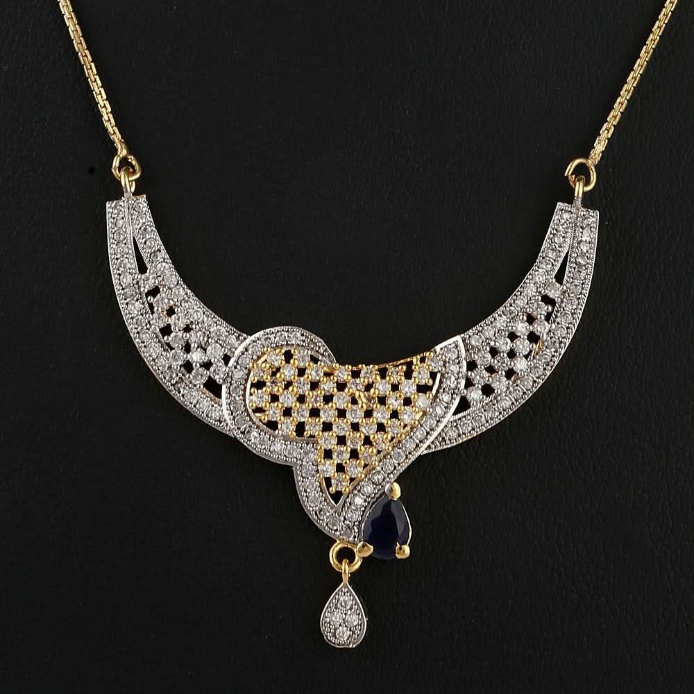 American Diamond Locket Set - Multi - test-store-for-chase-value