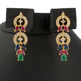 American Diamond Jewellery Set - Multi - test-store-for-chase-value