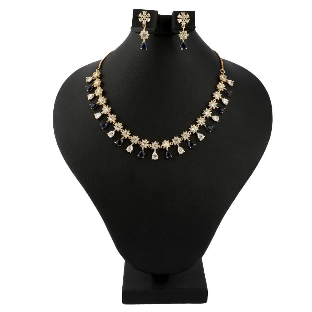 American Diamond Jewellery Set - Multi - test-store-for-chase-value