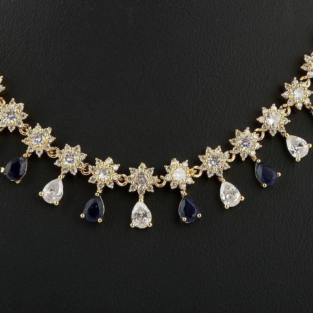 American Diamond Jewellery Set - Multi - test-store-for-chase-value