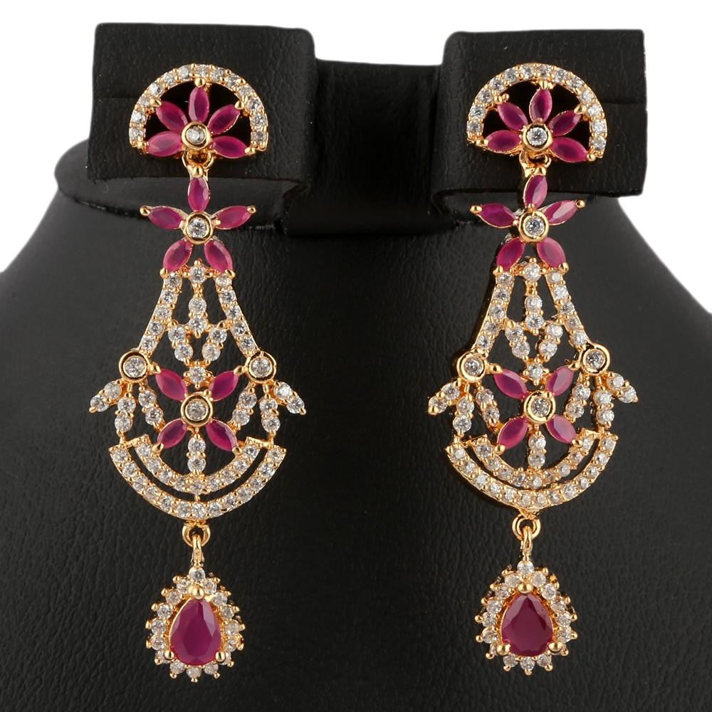 American Diamond Jewellery Set - Multi - test-store-for-chase-value