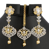American Diamond Bridal Jewellery Set - Multi - test-store-for-chase-value