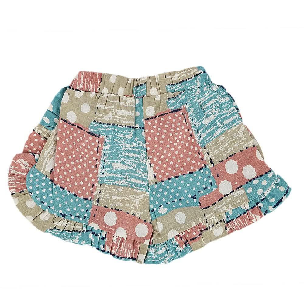 Girls Cotton Short - Multi -  Multi - test-store-for-chase-value