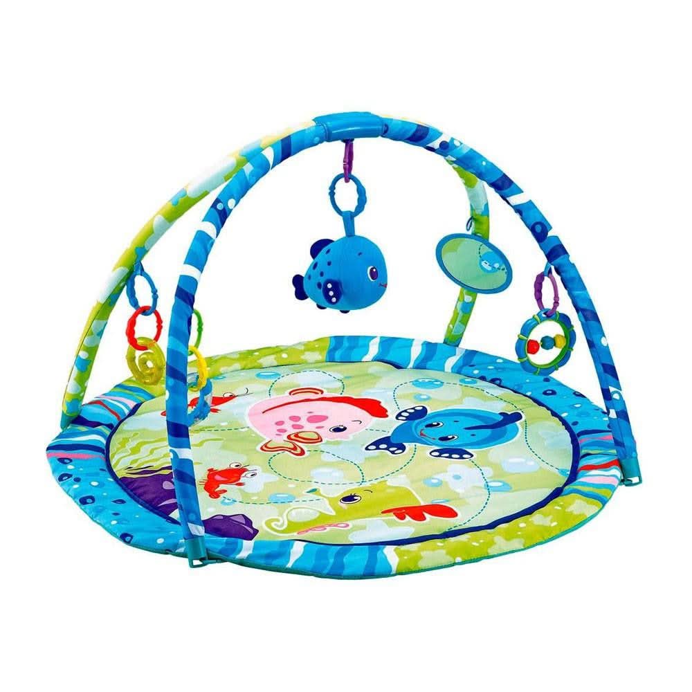 Mastela Blue Sea Bugs Mattress Children Activities (8069) - Blue - test-store-for-chase-value